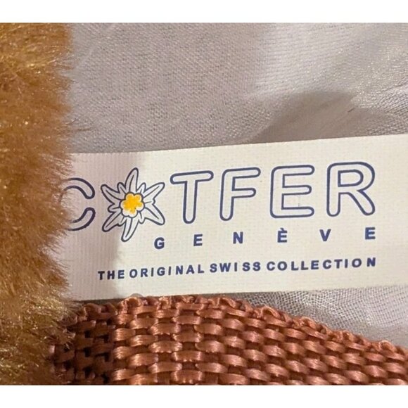 St. Bernard Dog Backpack Plush Tags Cotfer Geneve Swiss Collection Bag Toddler - Picture 9 of 14